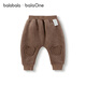 Bala Bala One baby pants trousers 2025 winter plus velvet baby pp pants warm and cute 208425108205