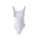 Tight suspender high-cut one-piece crotchless swimsuit for women sexy transparent high-elastic underwear uniform thong white one size fits all 80120Jin Jin is equal to 0.5 kg