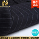 NASAWASSUP high-end luxury spring and autumn suit men's business formal wear casual two-piece suit striped suit wedding dress black and white strip L