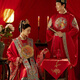 
Xiuhe Family Ming Dynasty wedding dress Han Dynasty ancient wedding dress Han Dynasty ancient wedding dress Han Dynasty newcomer show and phoenix crown summer clothes 085 N-085 men's style equal size