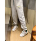 阿迪达斯 （adidas）裤子女裤2025年秋季新款运动裤宽松卫裤收口休闲针织长裤 IT9856灰色内里毛圈 XL