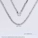 Laofu gold platinum necklace human child chain men's necklace as a gift for your girlfriend as a gift, about 38.22g