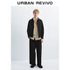 UR2025 new autumn men's simple casual commuter style button jacket UMB150003 black XL