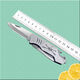 2-in-1 fruit knife that can be used on high-speed trains and airplanes, portable stainless steel 2-in-1 folding fruit knife for home use, foldable over 60 6cm