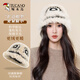 Woodpecker (TUCANO) fashionable versatile woolen hat for women with wool rabbit fur national trend lion hat fisherman hat temperament bucket hat covering basin hat