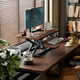 Jiayi solid wood lifting computer table lifting table work table standing work table office desk home computer lifting shelf