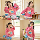 Luson [süßer Honig] Little O Bao Kinderkleidung Baby Dopamin Set Super Beautiful 2025 Mädchen Weste Set