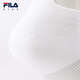 FILA antibacterial function children's socks 2025 winter new unisex children's low-waist 2-pack standard white-99 3-5 years old L