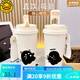 G.DUCKKIDS little yellow duck ghost thermos cup straw student women's high-value large capacity car cold-proof portable coffee cup BXAB13794 ghost food grade stainless steel liner-520ML with lanyard