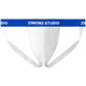 Zimo cotton men's double thong sexy low waist hip lifting blue belt trendy underwear new white + black M (1.9-2.1 feet)