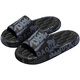Une saison scolaire Shangfen Sandals des portes étudiants de nouveau style masculin porte des pantoufles anti-odor intérieures anti-glissages hommes noirs [persside] 42-43 [adapté à 41-42]