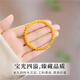 Natural beeswax bracelets, demon flower, chicken oil, yellow ore, soil replenishing plate, Chinese style high-end gift for mothers, authentic bracelets for men and women, 6mm natural chicken oil yellow, beeswax bracelets, 14-15cm hand circumference