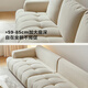 Lin's Home Sofa Living Room 2025 New Modern Simple Cream Style Fabric Sofa Puff Cat Scratch Cloth Furniture TBS175