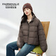 Mark Huafei Puff Down Jacket Women's 2025 Winter New Stand Collar Short Small Bread Jacket Winter Jacket