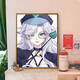He Jian Gongdanzi Party Escape from the Horror Night DIY Digital Oil Painting Cartoon Hand Drawn Filling and Coloring High Appearance LL17062 Acrylic Painting + Professional Oil Canvas + Multiple Professional Brushes + Wall-mounted Tools 30*40cm Thick solid wood inner frame