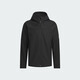 Adidas water-repellent and splash-proof casual simple comfortable hooded jacket jacket for men and women Adidas official light sports black M
