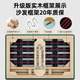 辰志意式真皮沙发小户型现代简约客厅沙发钢琴键直排真皮沙发3888# 3米 四人位+脚踏 【2.4mm（接触面真皮）】