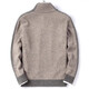 XJSGS international light luxury high-end brand 100% pure cashmere sweater 2026 winter new men's cashmere cardigan sweater high-end doctor camel ready stock winter style XL recommended 135-150Jin Jin equals 0.5 kg
