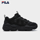 FILA official women's shoes pea plus velvet shoes dad shoes 2025 winter casual thick-soled sports shoes