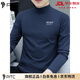 PITC International Light Luxury 2025 Autumn New Men's Half Turtle Collar Bottoming Shirt Long Sleeve T-shirt Slim Fit Versatile Mid-Collar Underwear M235 Light Gray 2XL Recommendation 145-160Jin Jin equals 0.5 kg