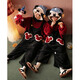 Gongdie thermal storage type Disney Mickey couple pajamas for women autumn and winter thickened coral velvet one-piece home clothes for men