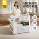 babypodsbabypods尿布台宝宝护理台新生婴儿床多功能移动换尿布幼儿洗澡台 【隔尿防水】多功能护理台+防尿垫+矽胶垫+挂篮 其他 组装 框架结构