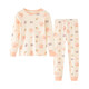 
Red bean pure cotton autumn clothes and autumn pants thin style men and women middle-aged children autumn and winter thermal underwear set children's A-class cotton sweater pajamas H4M1034 cream 160