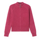 LISM [Même modèle dans le centre commercial] Veste haut de gamme 2025 Pull de col de support d'automne pour femmes petit tricot en tricot avec un large collier rose extérieur 86197 Modèle A S 85-100jin [Jin est égal à 0,5 kg]