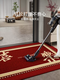 Zaitao entrance door floor mat 2025 new high-end red entrance door foot mat dirt-resistant and free washing room interior mysterious Fuze long-lasting-15867 80*120cm small size recommendation