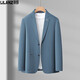 Lilang casual suit men's spring and summer casual jacket business gentleman thin suit jacket brand men's top trendy gray M