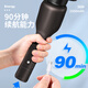 Hamilton electric cleaning brush household electric retractable cleaning brush household toilet cleaning artifact wireless handheld kitchen cleaning brush kitchen bathroom tile toilet KL21101 7-in-1 handheld model - black with brush head