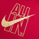 NIKE3BRAND Nike boys and girls red New Year's greetings 2-piece set winter children's velvet warm suit