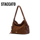 Sijiatu 2025 Automne New Kiwi Tote sac fourre-tout grande capacité sac à main