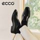 ECCO Derby Schuhe Cowide Light Luxury Business Formal Lederschuhe Männer Mikrowond 621634 Schwarz/Magnetischer Limette 41