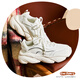 ANTA Meow Meow Shoes丨Guan Xiaotong's same style dad shoes women's shoes autumn and winter leather thick sole increased sports and leisure white shoes