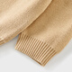 Tongtai (TONGTAI) baby sweater spring and autumn pure cotton baby clothes children's casual outing knitted tops boys and girls autumn clothes khaki 100