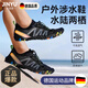 Jingyouyu German river tracing shoes beach shoes for adults, quick-drying, non-slip, men's wading shoes, women's models, can be used in water and are anti-cut. Purple upgraded model, quick-drying/drainage/breathable/anti-cut 40