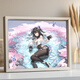 Haoji-Arc Dust White Peripheral Photo Frame Anime Cartoon Sekundärbildeinstellungen Wohnzimmer Schlafzimmer Zimmer Ornamente Geschenke für Freunde Zm14222-Smart A4 Zoll * 1 Rahmen 1 Bild * großer Größe (Ladenmanager)