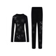 TCH light luxury trendy brand fashion hot diamond slimming versatile gentle commuter style suit for women T75C07E1019 black M 95-110Jin Jin is equal to 0.5 kg