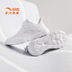 
Anta children's sneakers men and women's big children's shoes for spring and autumn new mesh breathable Velcro running shoes [men's leather face] Anta white 5568-5 34 feet length about 21.5cm