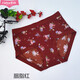 
Caitian (CAITIAN) Caitian Bingsi women's underwear mid-waist 15832 Chinese style printed high waist 15871 traceless naked feeling 7A antibacterial hip [3 packs] 2 carmine red + Qingshan blue M 165/95 suitable for 80-110Jin [Jin equals 0.5 kg]