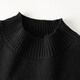 Late White Off Size Clearance 2025 Winter Fashion Casual Sweater Solid Color High Elastic Wool Velvet Sweater Women Black S