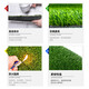 Simulated lawn carpet, artificial artificial turf, green outdoor decoration, fake grass plastic mat, balcony kindergarten, 2cm thick spring grass (4m wide*10m long)