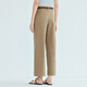 Evely Jiang Xin respalda la nueva ropa de verano 2025 Nuevos pantalones de pierna recta de nueve puntos para mujeres que viajan con pantalones de traje transpirable Ligero de trabajo Versátil Caki M 105-115Jin [Jin equivale a 0.5 kg]