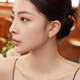 Saturday Fu S925 chalcedony earrings women's fashion retro birthday gift J0913756 pair