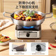 Solid alcohol stove dry pot pot small hot pot household special pot commercial drawer type stove base without portable pull-out alcohol stove 18cm