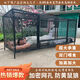 庭院室内养殖鸡笼炼条网方管焊接防鼠防蛇兔笼鸽子笼工厂直发坚固 15054高66厘米双门无漆套二