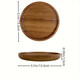 Acacia wood dinner plate wooden tray Japanese tea tray stove cooking solid wood household wooden tableware rectangular cake wooden tray log color small oval