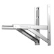 ANGOER Thickened Stainless Steel Air Conditioner Outdoor Unit Bracket Universal 1P2P3P Suitable for Oaks, Xiaomi, Glyme, Haier Kelon TCL and other air conditioner racks delivered to your door 3P Stainless Steel Thickened Air Conditioner Bracket