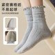 Ni hellgraue Bogensocken für den Frühlings- und Herbst-Mid-Rohr-Socken von Frauen, reine Baumwollsocken neue miu sommer dünne Spitzenhaufen Socken